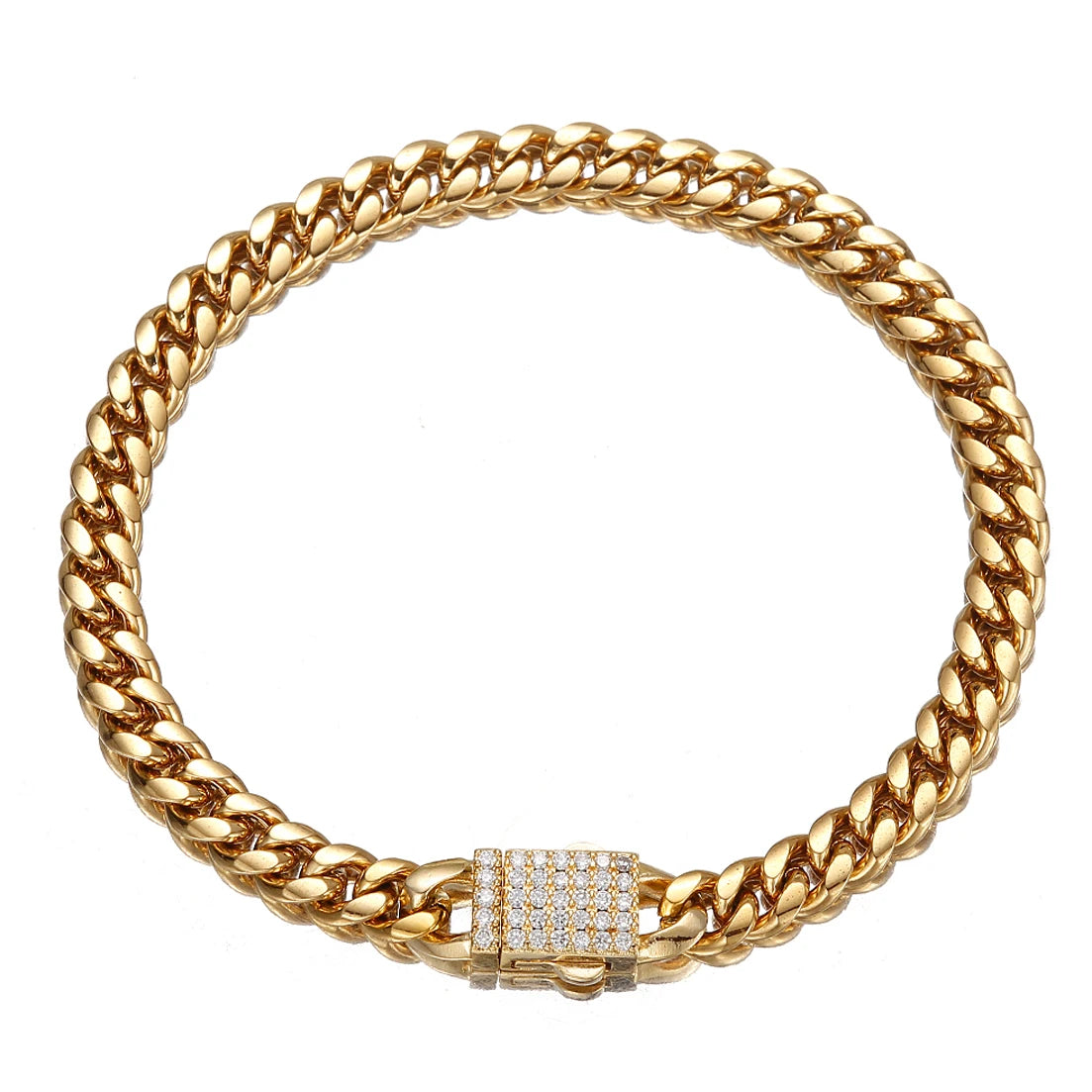 Iced Out Crystal Bracelet 6-14mm — Stainless