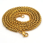 Rope Steel Pendant 304l Twist Punk 3mm-6mm