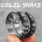 Various Snake Series Ring Stainless Steel Men Women Rings Punk Trendy Rock for Male Fashion Jewelry Creativity Gift Wholesale