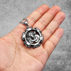 steampunk Mechanical Gear Gothic Skull Stainless Steel Men Women Necklaces Pendants Chain Punk Jewelry Creativity Gift Wholesale