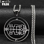 Sigil de Lucifer Raum Necklace — Stainless