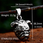 Rose Stainless Steel Pendant Necklace