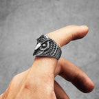 Owl Bird Ring — Stainless Steel