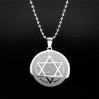 Archangel Gold Star Pendant — Stainless Steel