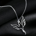 Stainless Steel Hollow Phoenix Necklaces & Pendants Gold Plated Sacred Bird Necklace For Women Jewelry Gifts