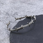 Adjustable Open Spiked Gothic Punk Bracelet Copper Plating Fashion Accessory