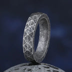 Fashion Retro 2023 New 316L Stainless Steel Creative Style Viking Norse Triangular Ring For Teens Jewelry Valentine's
