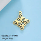 Celtic Stainless Steel Pendant Necklace