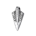 Viking Spear Stainless Steel Pendant Necklace