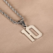 Custom Name Pendant Necklace — Stainless Steel