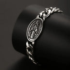 Virgin Mary Prayer Bracelet — Stainless Steel