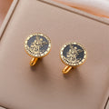 LIKGREAT Archangel Michael Cufflinks for Men Stainless Steel Cuff Links Religious Mythology Protection Amulet Jewelry Gifts