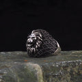 New Fashion Atmospheric Domineering Lion Head Ring Men's Anniversary Holiday Jewelry