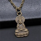 Vintage Chief Pharaoh Necklace On The Neck 43Cm Chain Girl Jewellery Beach Art Supplies