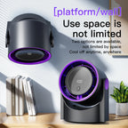 TINSOL Multi-function electric fan air circulator, wireless portable home silent ventilator desktop wall ceiling fan