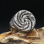 Spiral Ring — 316L Stainless Steel