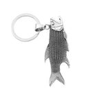 Fish Keychain — Silver Stainless