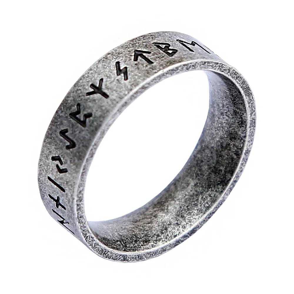 Viking Valknut Rune Amulet Ring — Stainless Steel