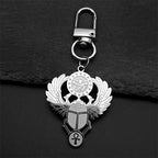 Egyptian Scarab Eye of Ra Horus Symbol Necklaces Stainless Steel Gold Color Ankh Key Of Life Necklace Jewelry collares