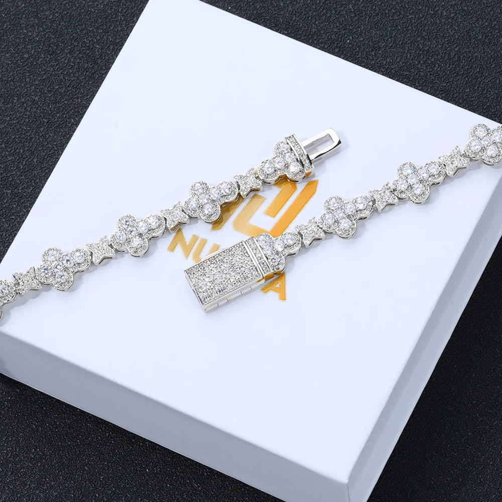 Cross Cuban Chain Necklace Iced Out 10MM CZ