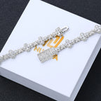 Cross Cuban Chain Necklace Iced Out 10MM CZ