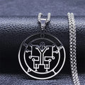 Demon Silver Pendant Seal Orias Women/men Satan