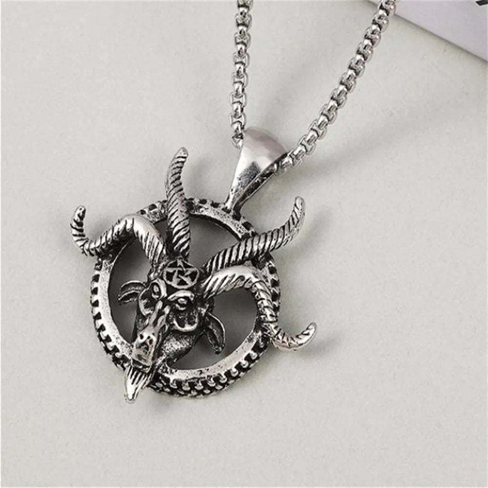 Skull Cross Pendant Necklace