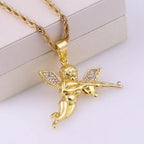 Seraph Angel Pendant Necklace