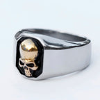 NEW Men's 316L stainless-steel rings Punk Rock Gothic skull ring for teens fashion Jewelry for gift free shipping