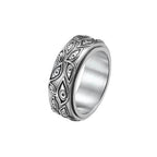 Fashion Punk Stainless Steel Fire Dragon Rings For Men Women Hip Hop Biker Vintage Vikings Animal Ring Amulet Jewelry