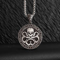 Cthulhu Octopus Skull Pendant Necklace