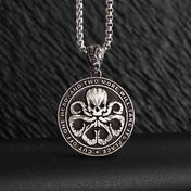 Cthulhu Octopus Skull Pendant Necklace