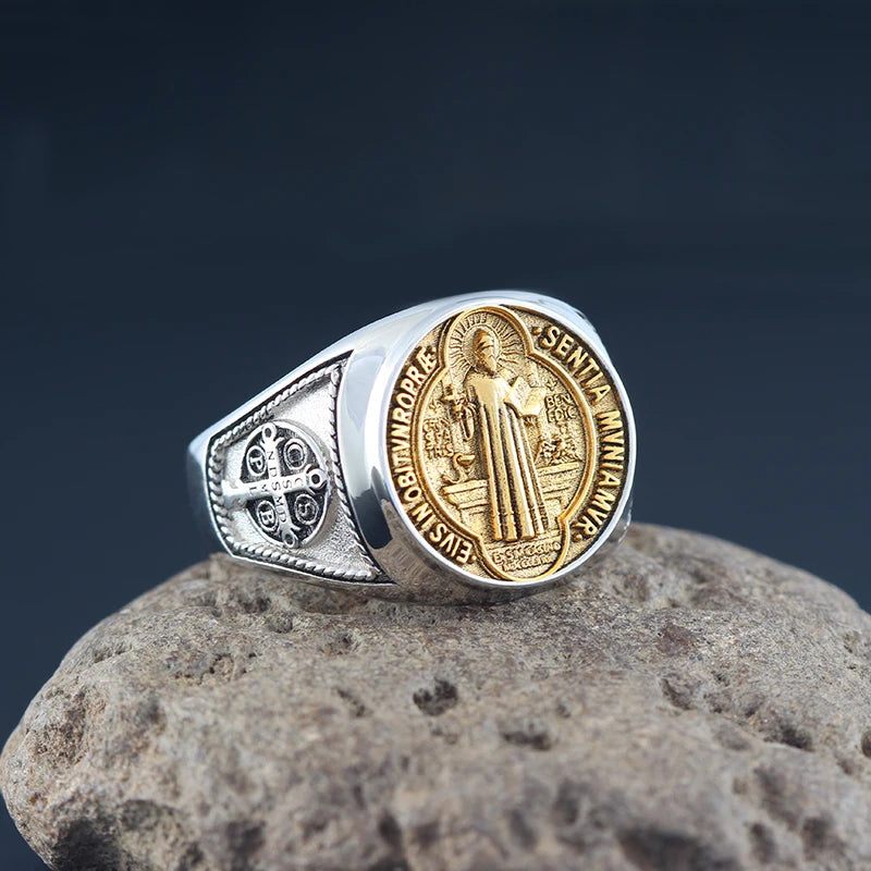 St. Benedict Talisman Ring — 925 Silver