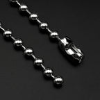 Korean Fashion Lightning Necklace Stainless Steel Ball Bead Chain Flash Pendant Punk Y2K Street Unisex Y2K Hiphop Jewelry Gift