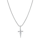 Punk Stiletto Cross Anime Accessories Judgement Chain Necklace Hunter X Hunter Pendant Men's Jewelry Gift for Boys Casual Style