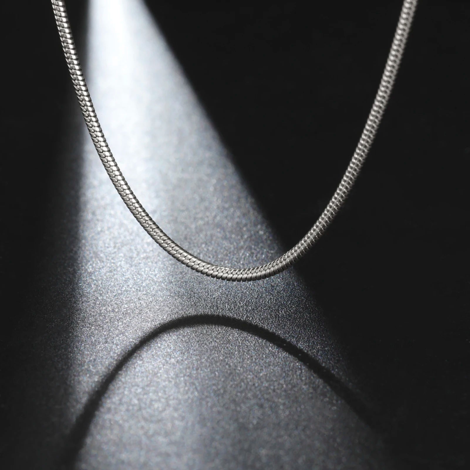 Skyrim Round Snake Chains Stainless Steel Necklace Men Women 40/45/50/55/60cm Length Unisex Hip Hop Punk Jewelry Gifts