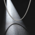 Skyrim Round Snake Chains Stainless Steel Necklace Men Women 40/45/50/55/60cm Length Unisex Hip Hop Punk Jewelry Gifts Wholesale