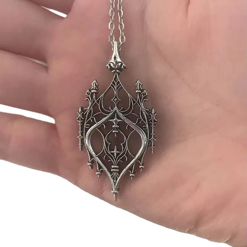 Gothic Chandelier Pendant Necklace