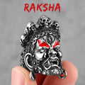 Vintage Punk Gothic All Skull Head Series Stainless Steel Womens Mens Rings Unique for Biker Jewelry Creativity Gift