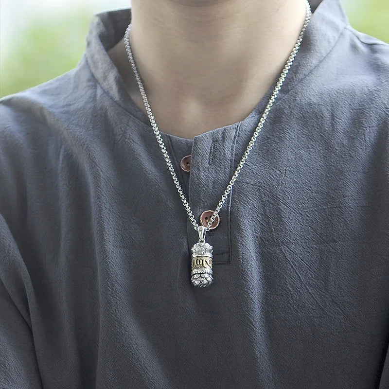 Mantra Pendant Necklace