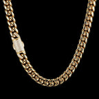 Stainless Steel Cuban Chain Necklace Miami 12MM