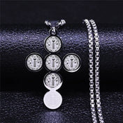 Cross Saint Benedict Steel Pendant Exorcist
