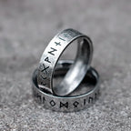 Viking Odin Rune Letter Ring — Stainless Steel
