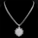 Archangel Amulet Pendant Necklace — Stainless Steel
