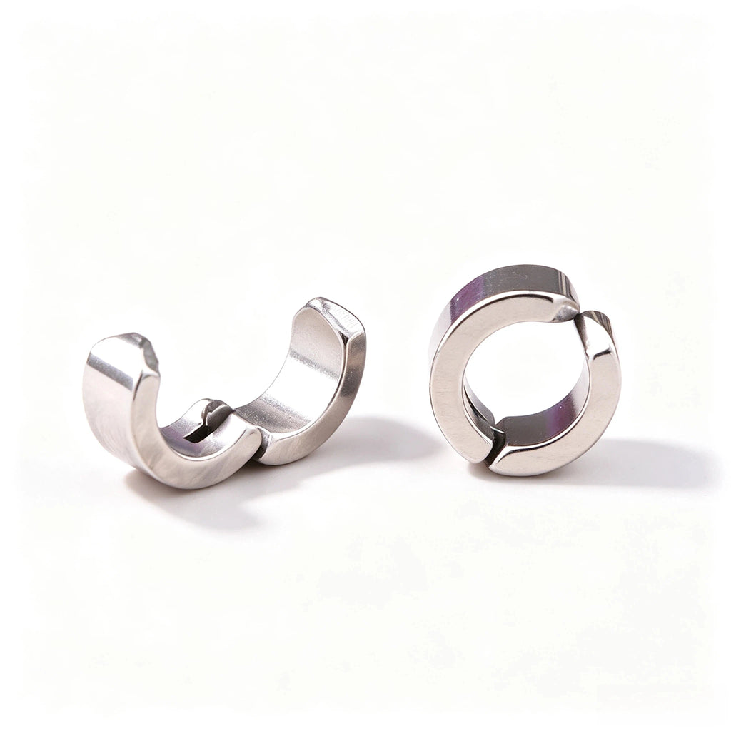 Geometric Clip-On Ear Cuff Earrings — Minimalist