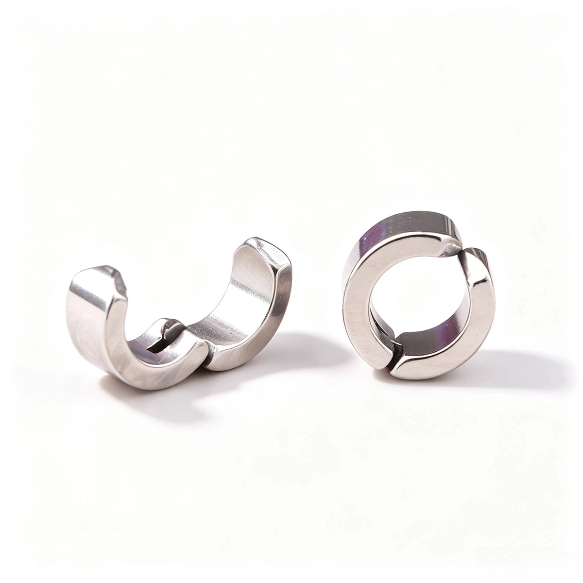 Geometric Clip-On Ear Cuff Earrings — Minimalist