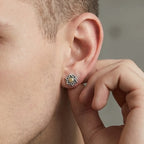 Stainless Steel Magnetic Stud Earrings Minimal