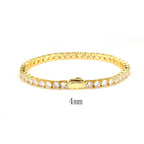 Gold Tennis Chain Full Diamond 3/4/5MM