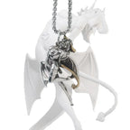 Fashion Anime Sexy Double Ponytail Lolita Pendant Goddess Necklace Men and Women Charm Temptation Cool Jewelry