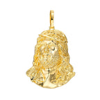 Hip Hop High Polishing Bling JESUS PIECE Pendants Necklace Men Rapper Jewelry Gold Silver Color